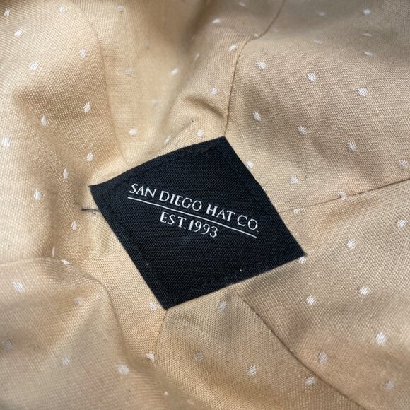 San Diego Hat Co. Blue Denim Ivy Cap With Adjustable Strap & Ventilation Sz L/XL - Picture 6 of 8